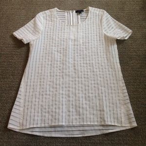 J. Crew white top EUC