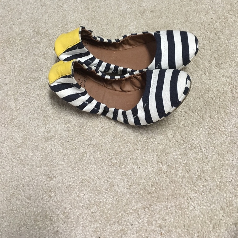 Lucky Brand Striped Flats Size 7 1/2