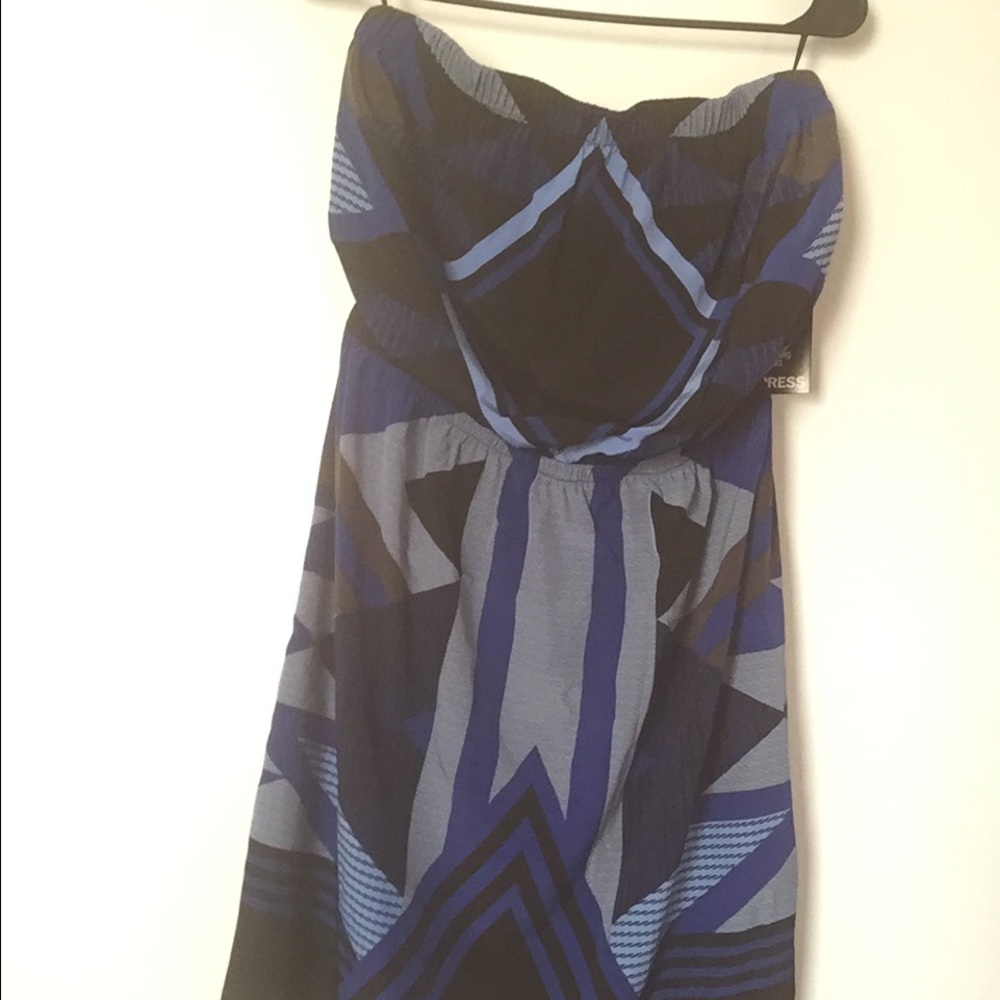 NWT Express strapless dress