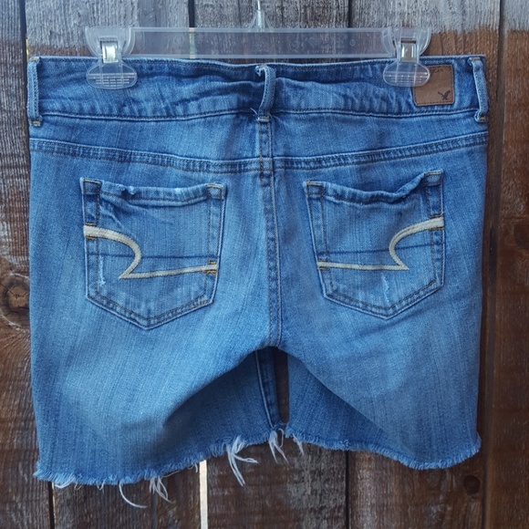 *donated* AE Denim cut-off Bermuda Shorts - Picture 2 of 7