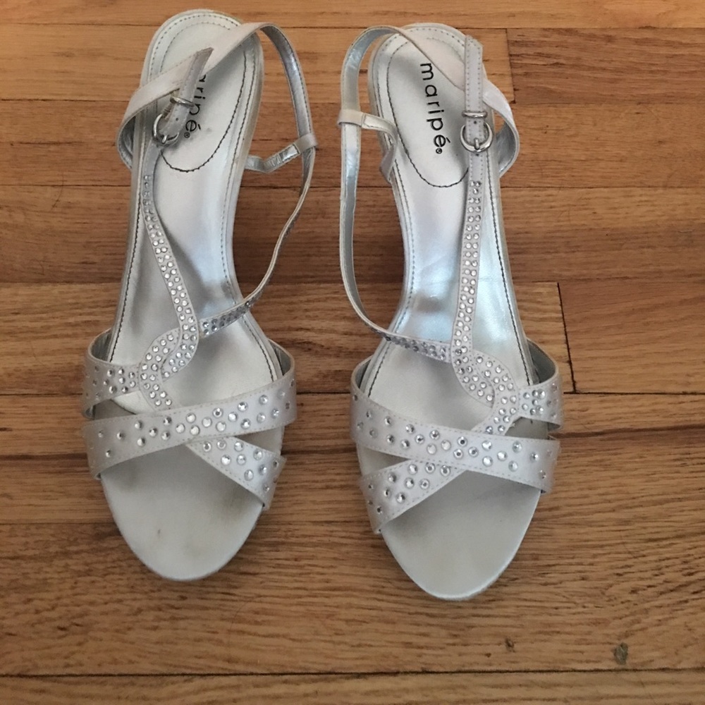 Silver heels
