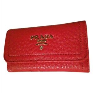 Prada Lambo Red 6 Key Holder