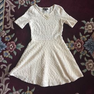 White, forever 21 skater dress.