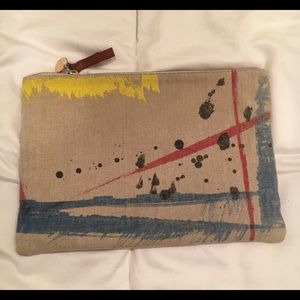 Anthropologie Clare V clutch