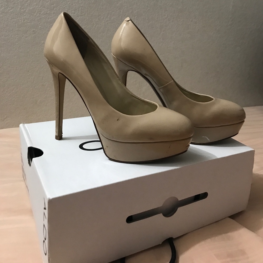 Aldo Monier-32 pumps, nude pumps, platform