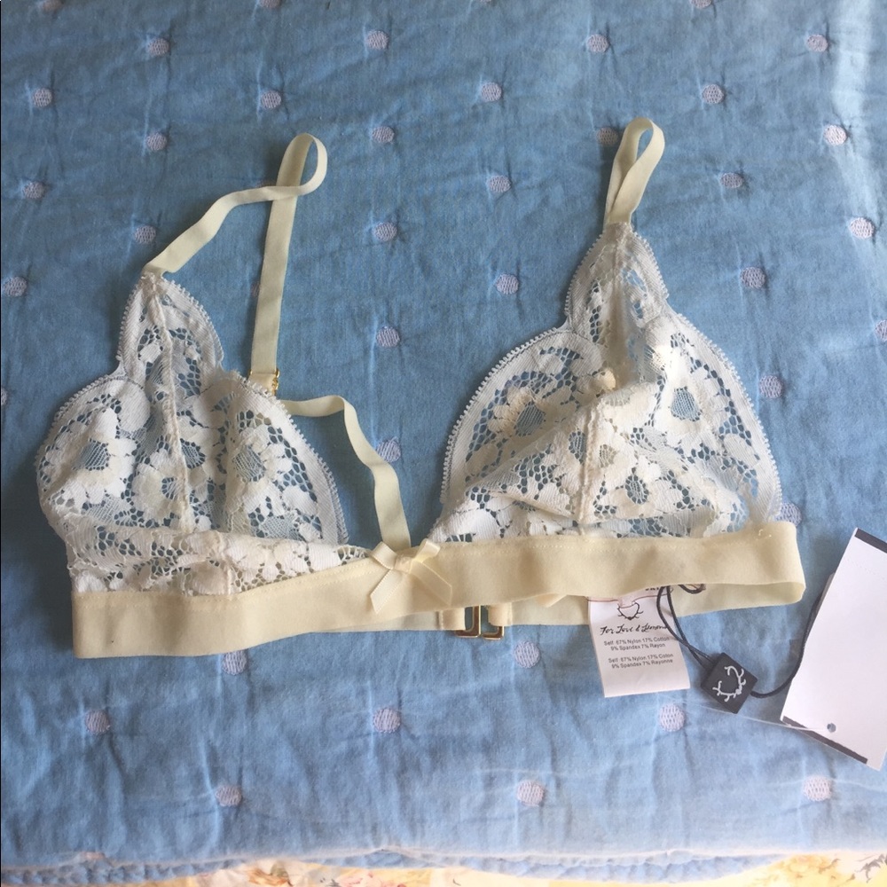 NWT For Love and Lemons Daisy Bra - Small