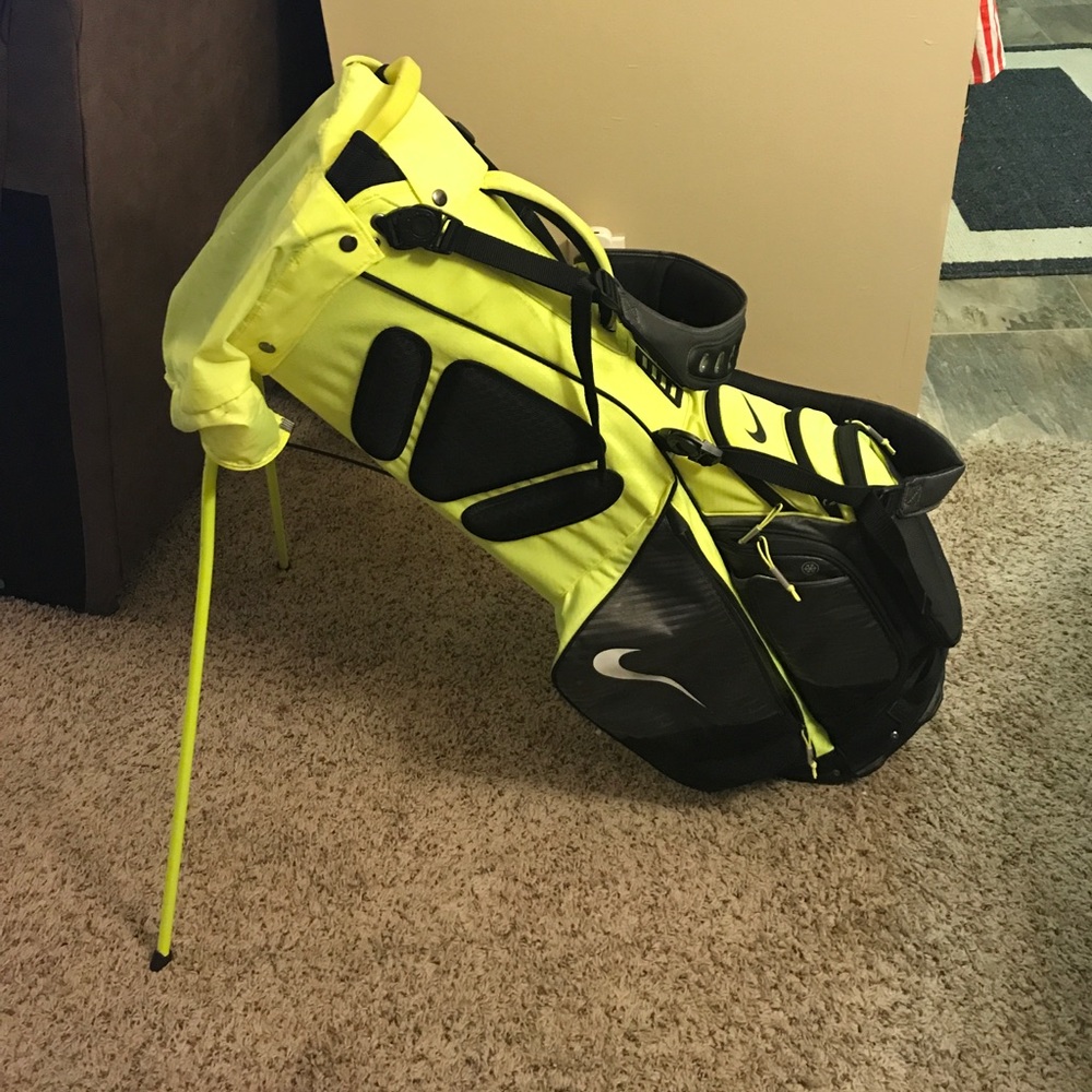 Nike Air Hybrid Golf Stand Bag- Neon