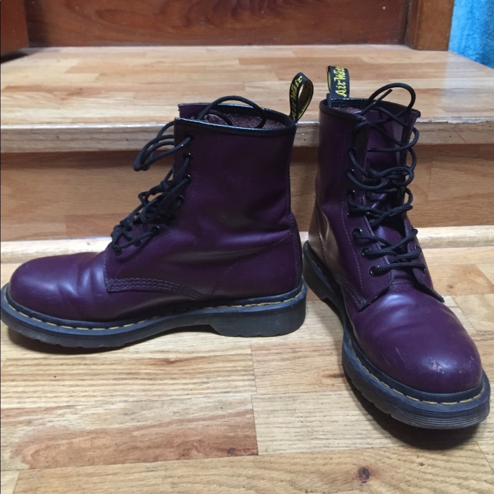 Donating September 1st! Purple Doc Martens