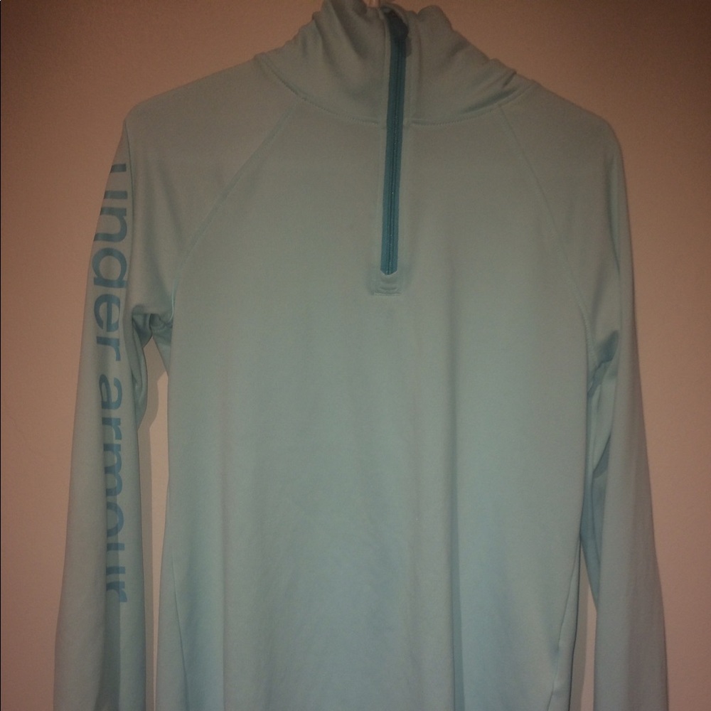 girls under armour thin pullover size medium