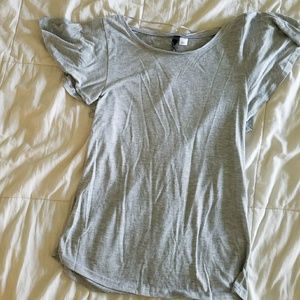 H&M Dressy Gray Top