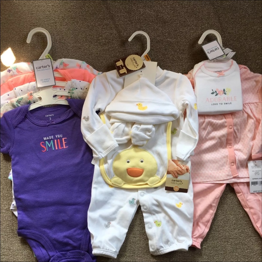 NB & 0-3 month girl outfits