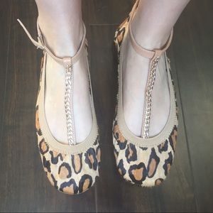 Yosi Samra T-strap leopard flats 10
