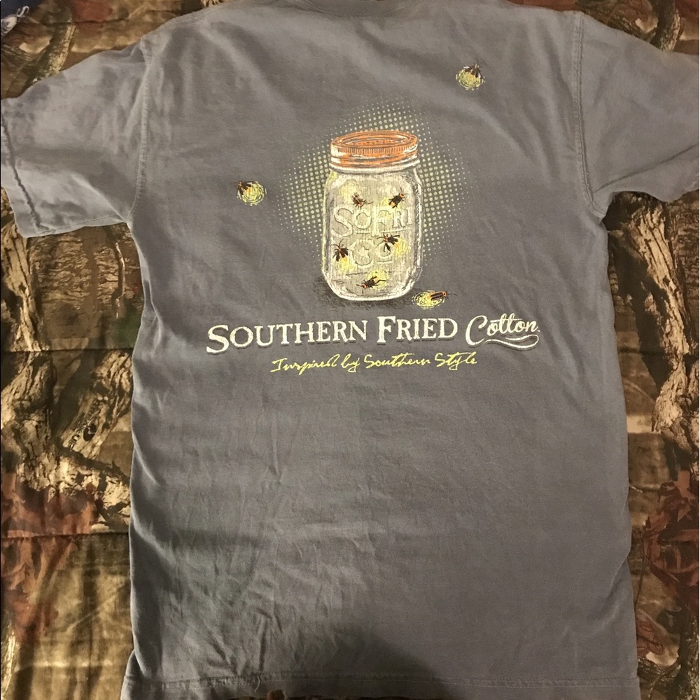 Southern fried cotton size small t shirt