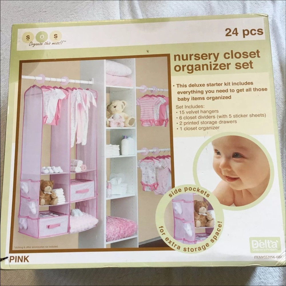 Nursery closet organizer set