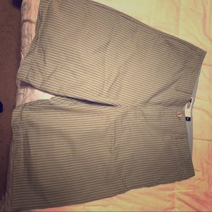 DC Grey & Black Pinstripe Shorts SIZE 33