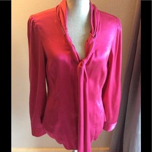 WHBM Silk Blouse.Washable!
