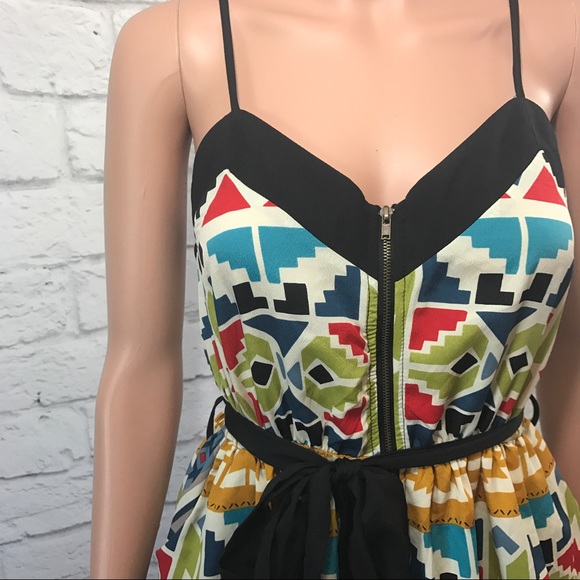 Bright Aztec Print Dress - Picture 3 of 7