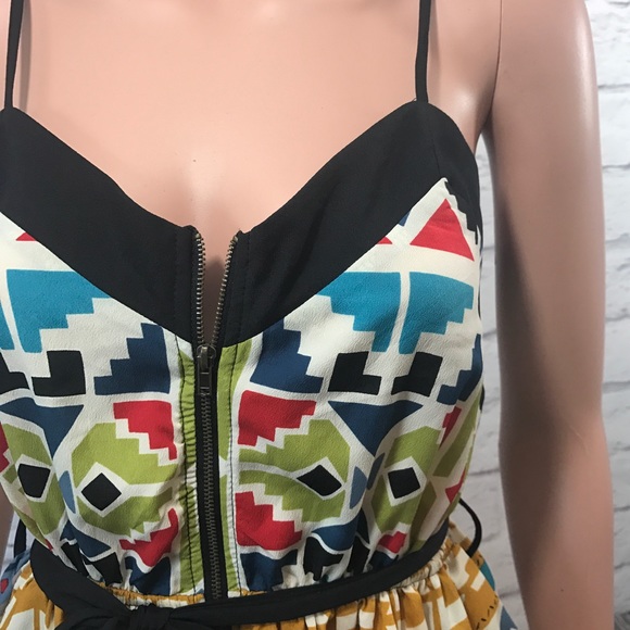 Bright Aztec Print Dress - Picture 5 of 7