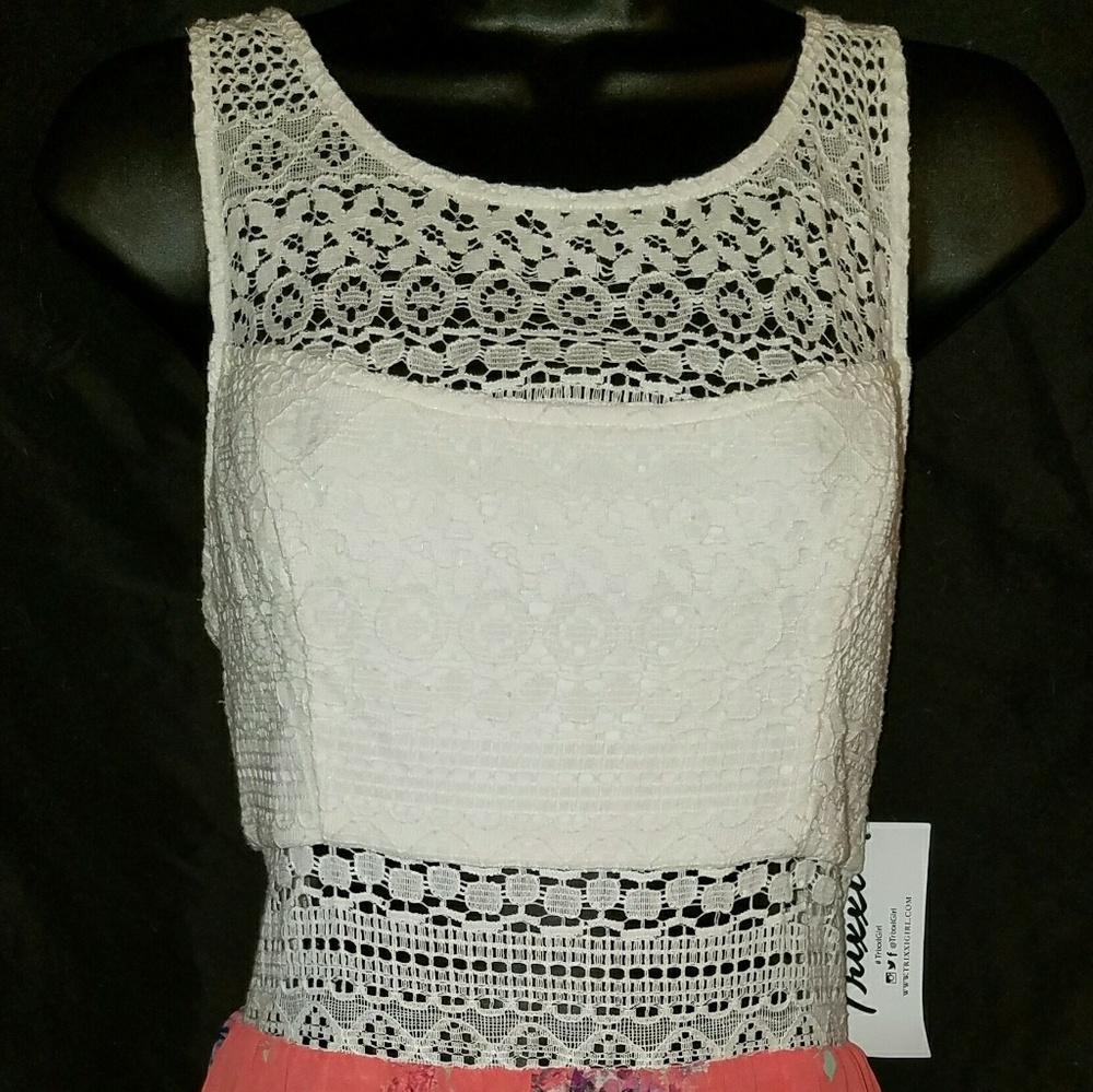 Lace and Floral Dress