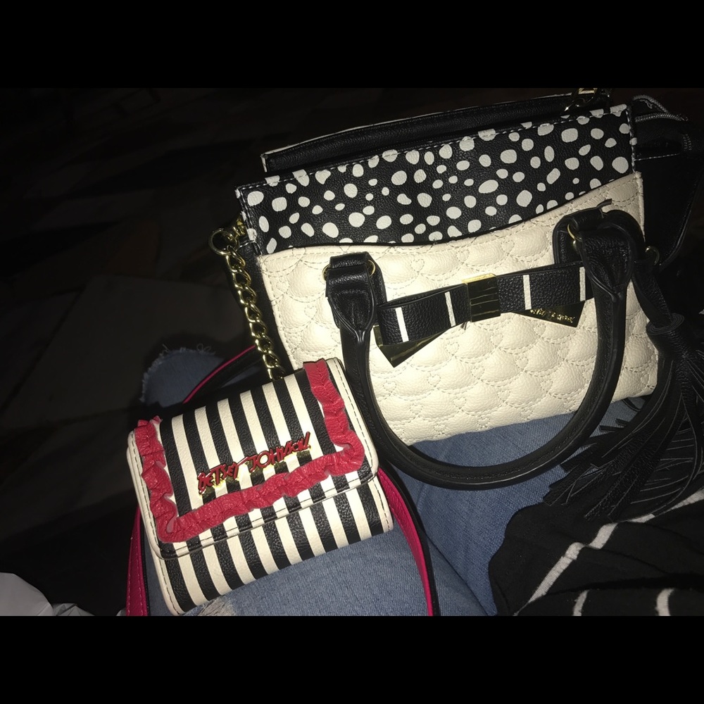Betsy Johnson bag and wallet