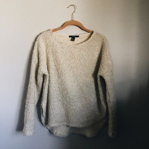 Marled Cream Forever 21 Sweater