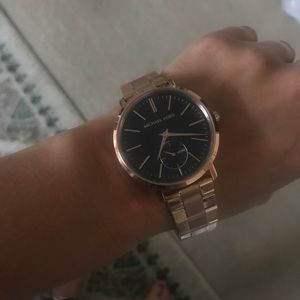 Rose gold Michael Kors watch
