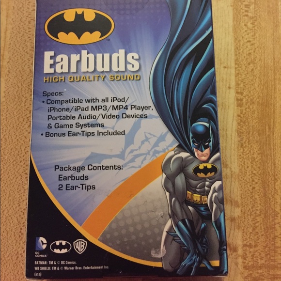 Batman Earphones - Picture 2 of 2