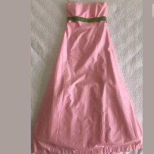 JENNY YOO COLLECTION Dress Pink Green Size 4 Silk