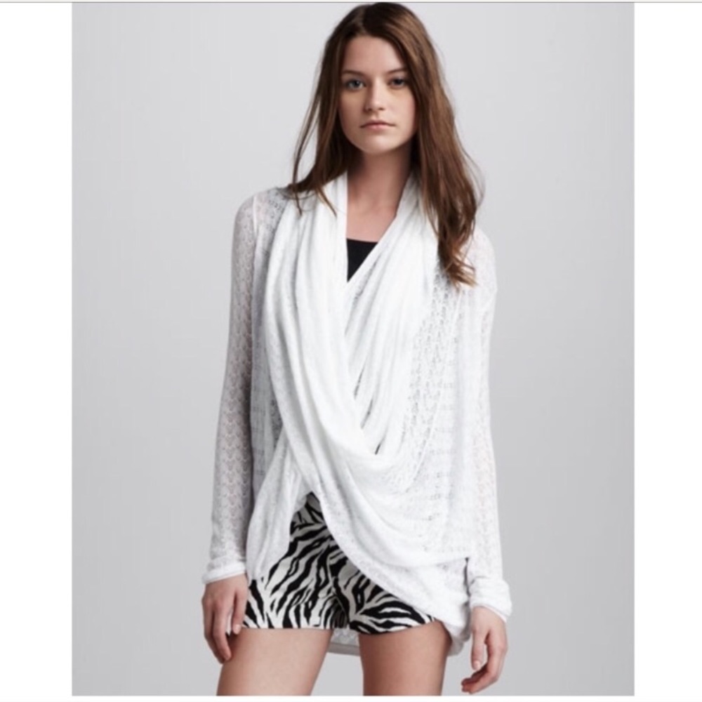 Alice and Olivia wrap sweater