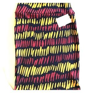 Small cassie, NWT. Navy w/ yellow and red accents