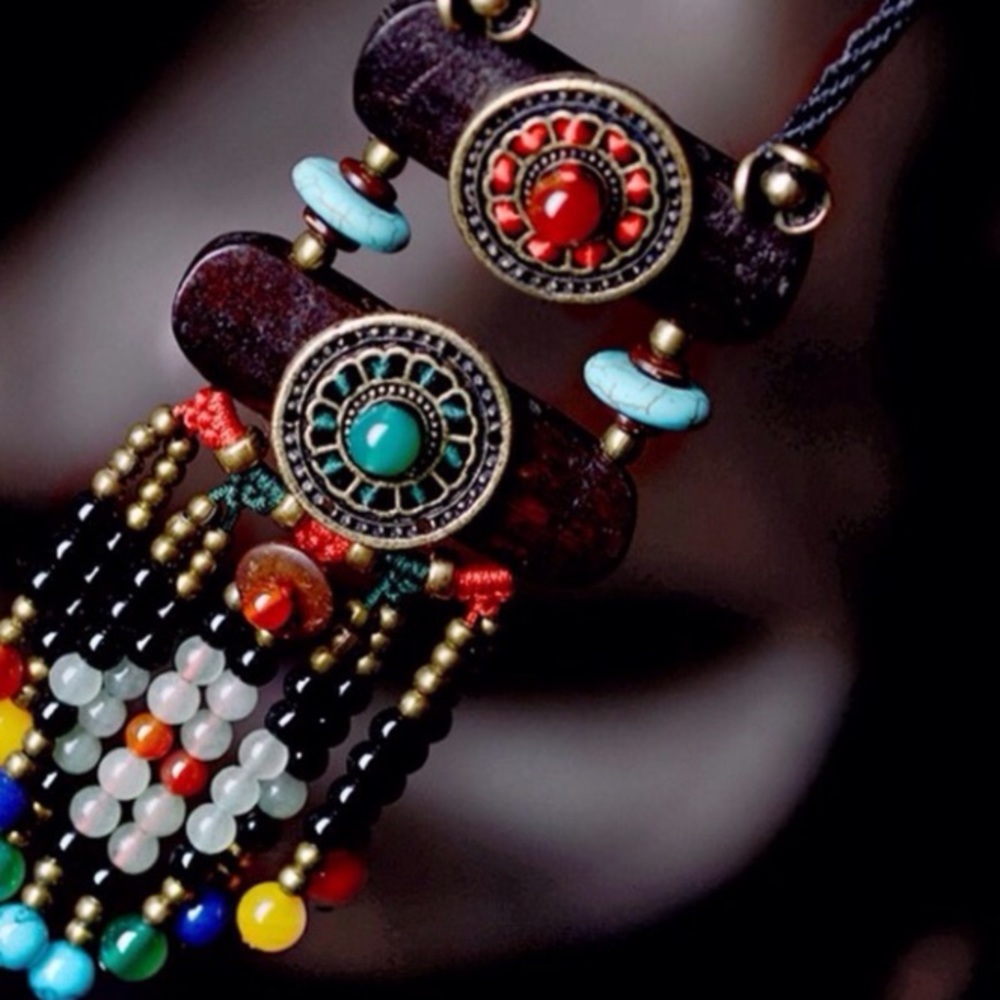 Handmade Boho Ethnic Necklace🔝🔝🔝🔝🔝🔝🔝🔝🔝🔝