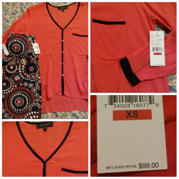 Vineyard Vines Capris Karen Kane Blouse NEW W TAGS - Picture 3 of 7