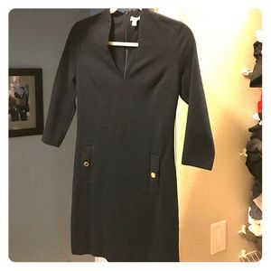 Lily Pulitzer Navy Blue 3/4 sleeve dress