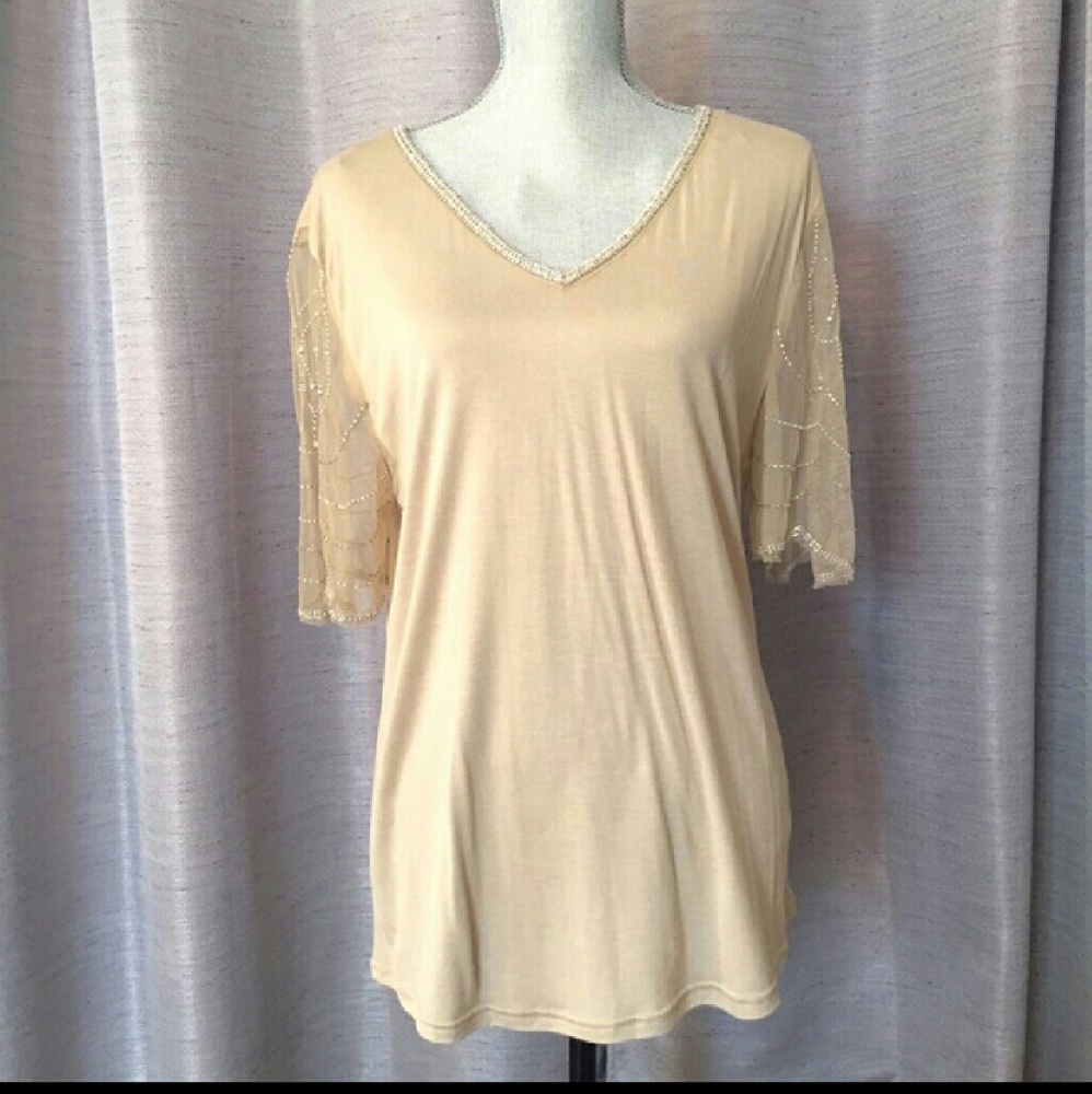 BKE Beaded Top