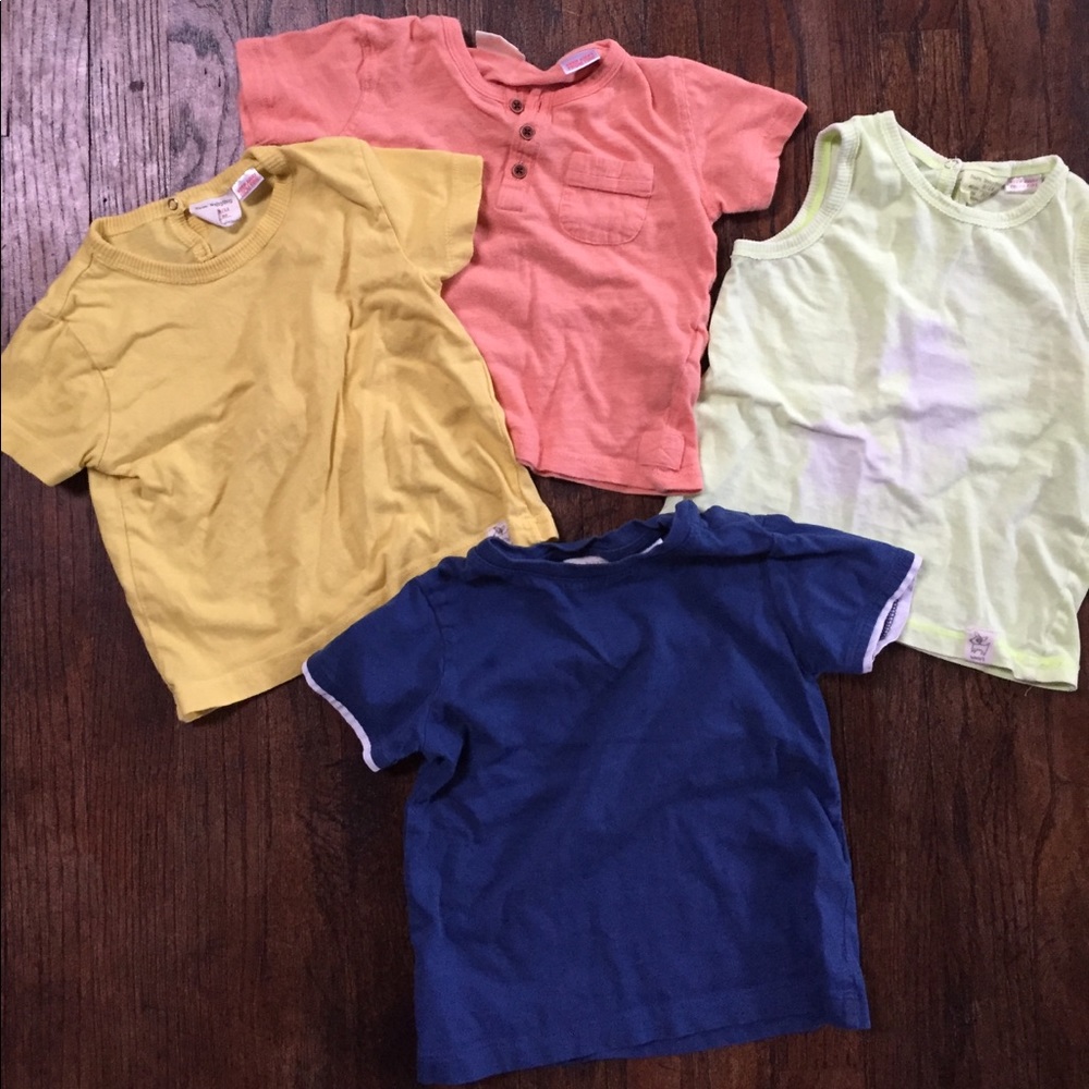 Zara Baby Boys Tees Size 9-12mos