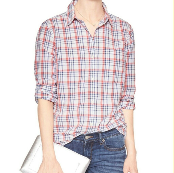 Poplin Softwash Classic Plaid Shirt - Picture 2 of 4