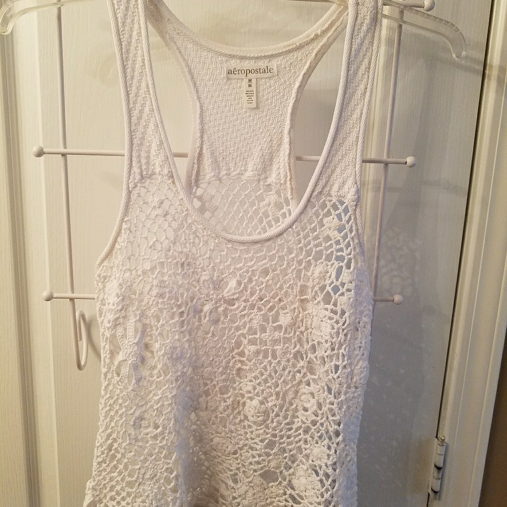 Aeropostaple crochet tank