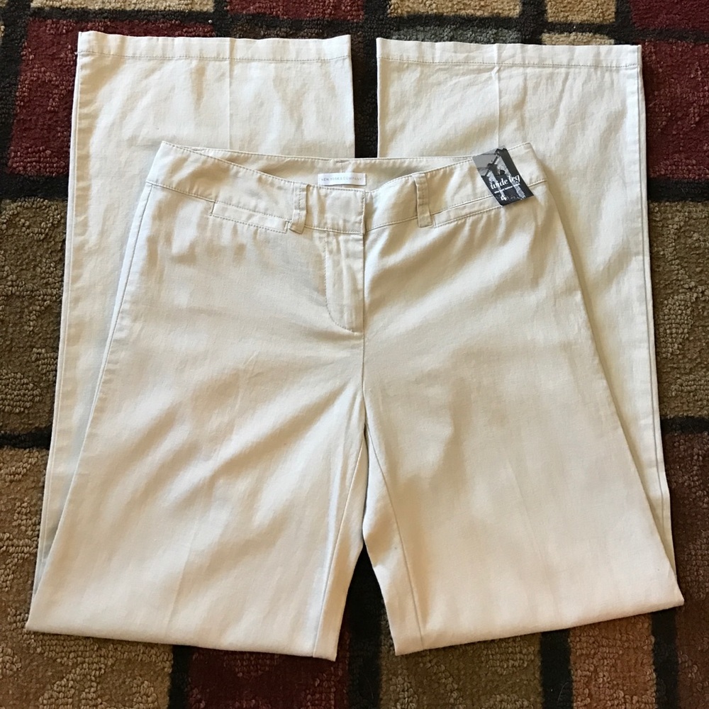 NWT wide leg New York & Company pants size 4