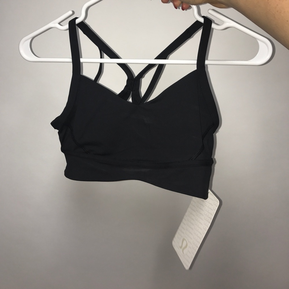 Black Lululemon sports free-flow bra- NEVER WORN