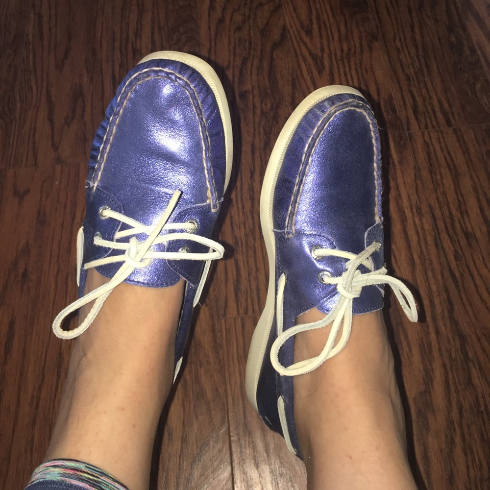 Sperry Top-Sider boat shoes! Size 8 1/2 • blue