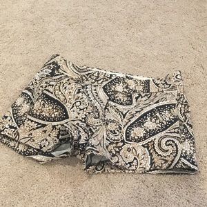 Jcrew paisley shorts