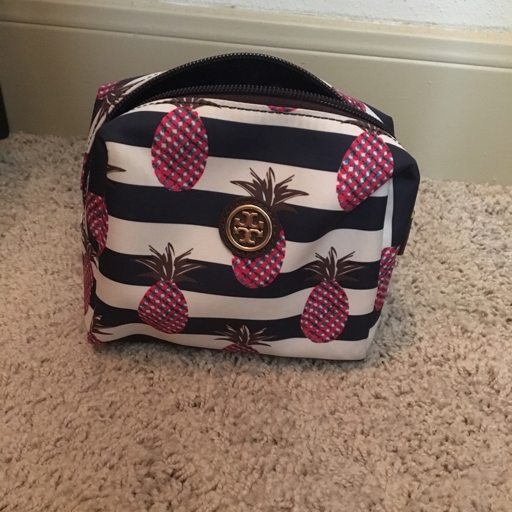 Tory Burch Pineapple Nylon Brigitte Cosmetic Case