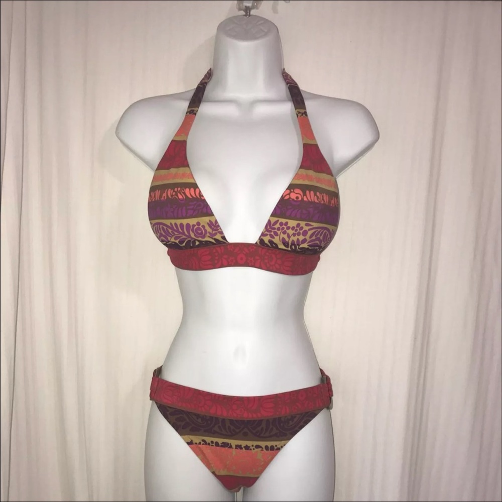 EUC Victoria's Secret Halter Bikini S/M. St. Jude