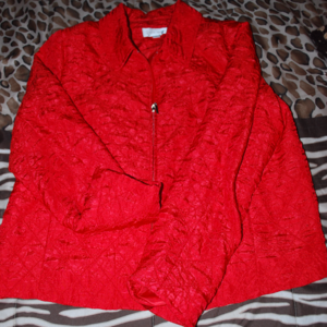 REDUCED -  Erin London Red Zip-Up Jacket