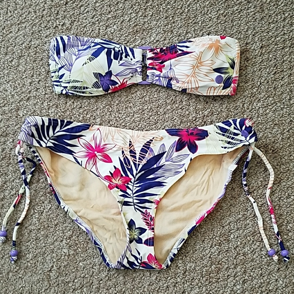 French connection strapless bikini sm/lrg