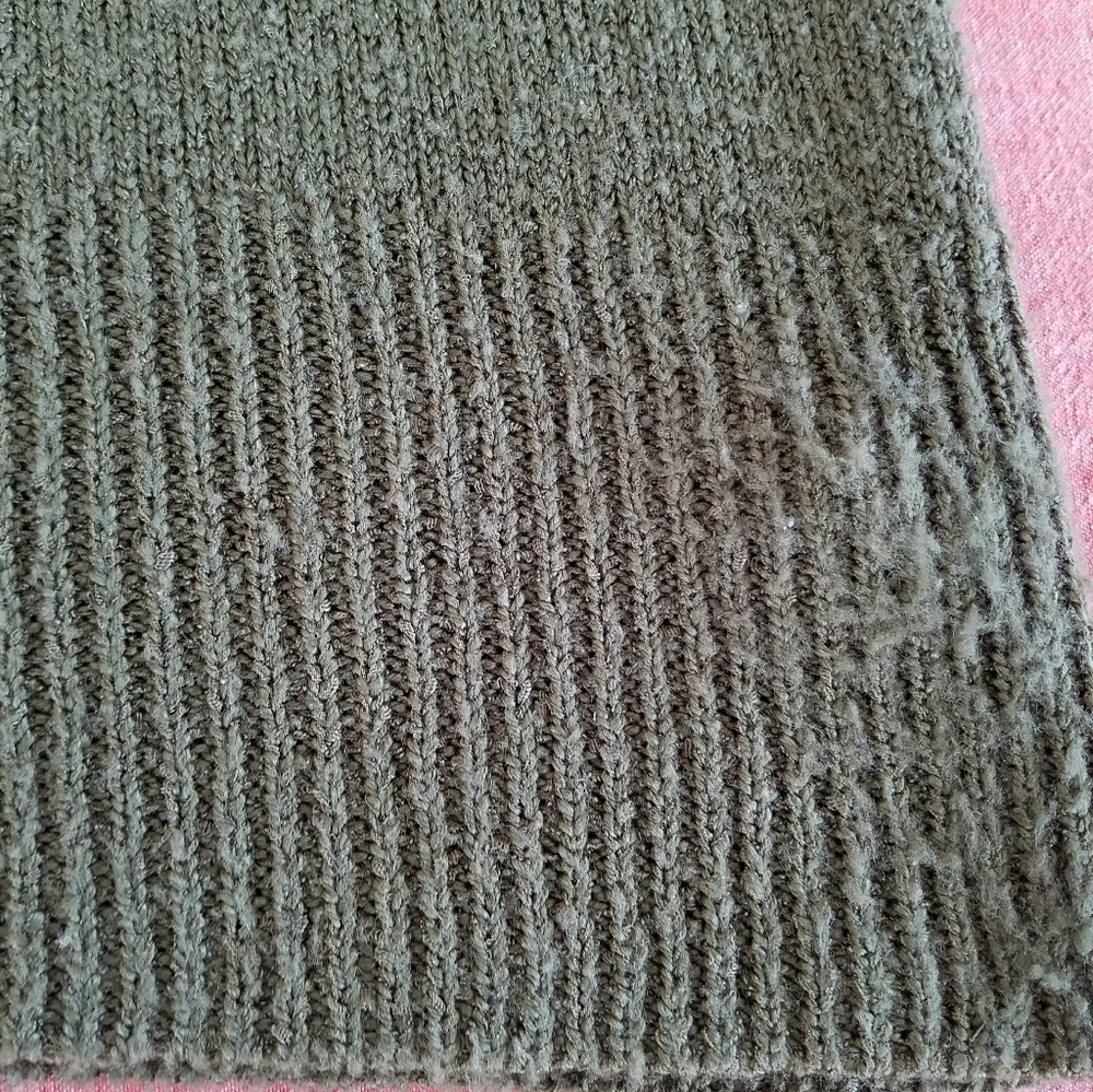 Norton Mcnaughton Petites Green Cowl neck sweater - Picture 3 of 7