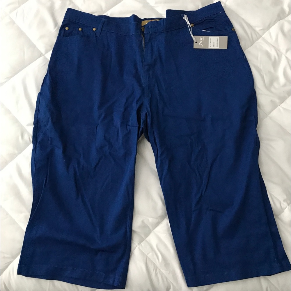 Blue capris 18w