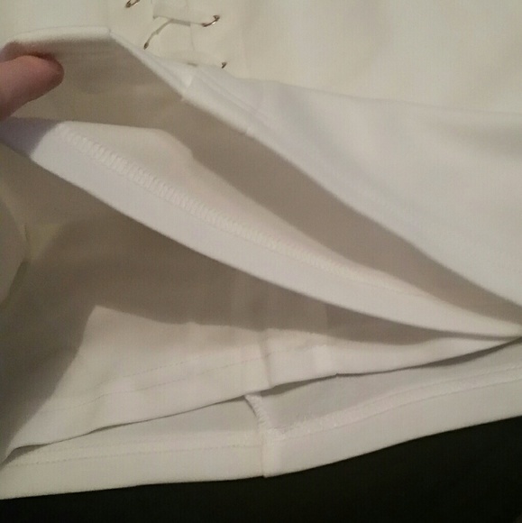 ■SOLD■New lace up cold shoulder mini dress - Picture 6 of 6