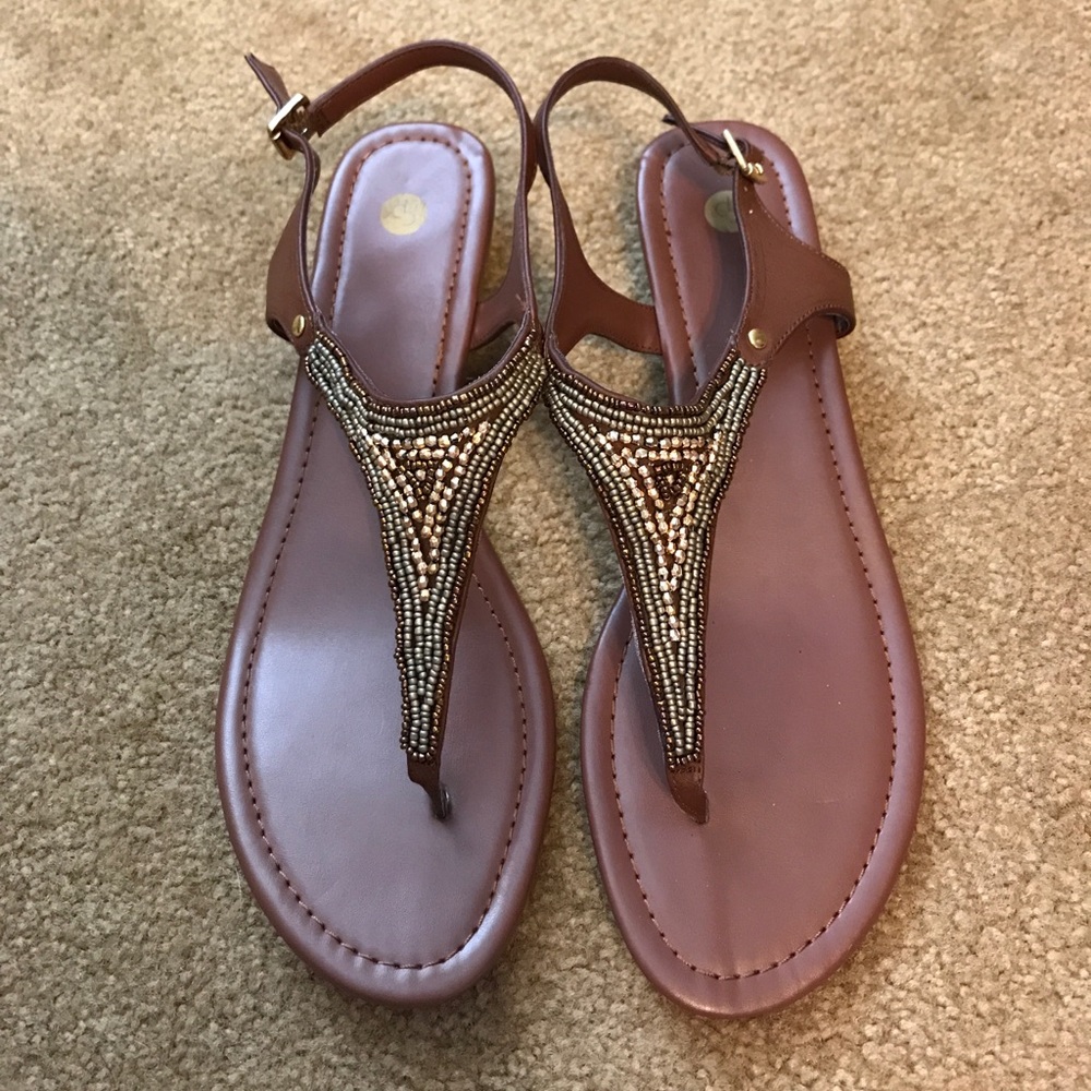 Brown sandals