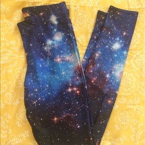 BlackMilk galaxy leggings size S